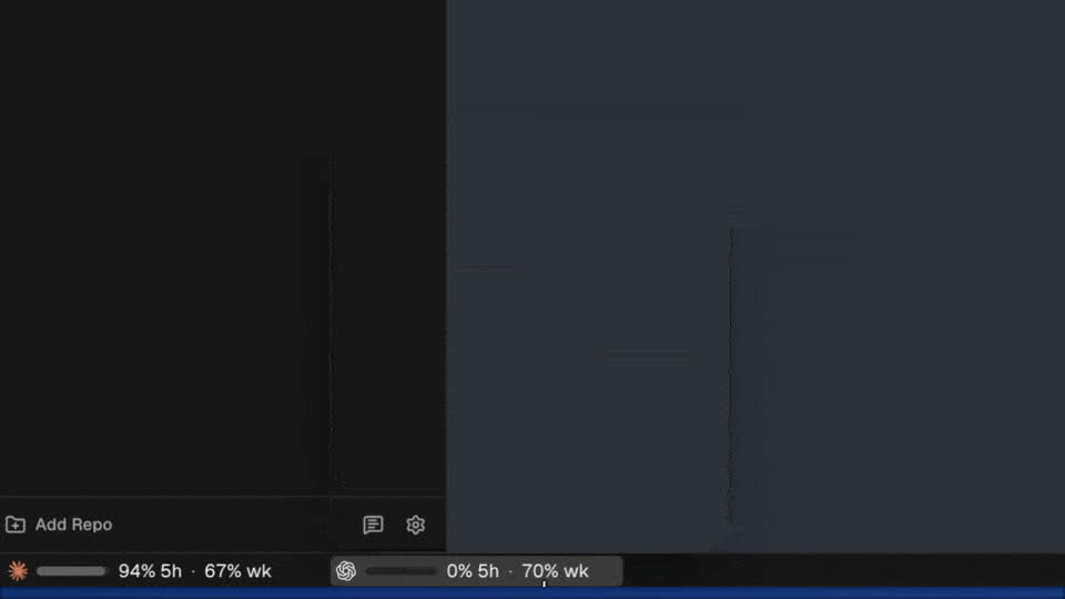 Account switching and usage tracking